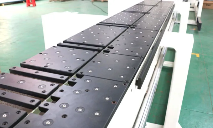 HUAHUA HP280 Rapid cutting timesaving heavy duty double blade sliding table saw machine