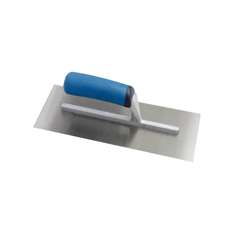 Promotional 0.8MM/1.0MM/1.2MM/1.4MM Bricklaying Trowel With Plastic Handle Plaster Trowel
