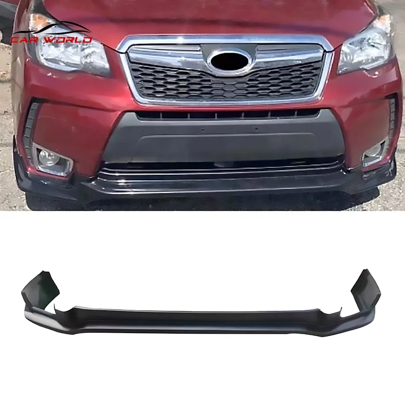Car Body Kit For 2013-2018 Subaru Forester Sti Front Lip For Forester SJ5 Bumper Lip ABS Plastic High Material No Color