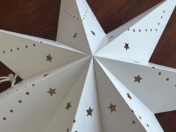 2023 High Quality Paper Star Festival Lampshade Ceiling Lights Ramadan Decoration Ramadan Lights