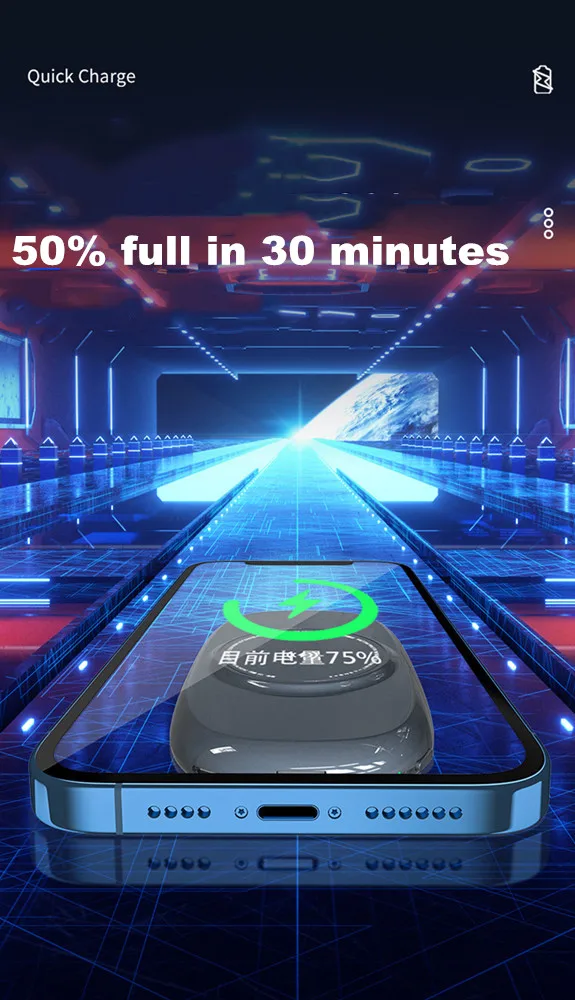  Magnetic power bank wireless 10000mAh15W fast charging