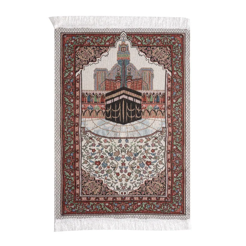 Soft Prayer Mat with Tasbeeh, Prayer Bohemian Rug, Turkish Prayer Rug Muslim Janamaz , Namaz Rug,  Musallah, Islamic Gift Set