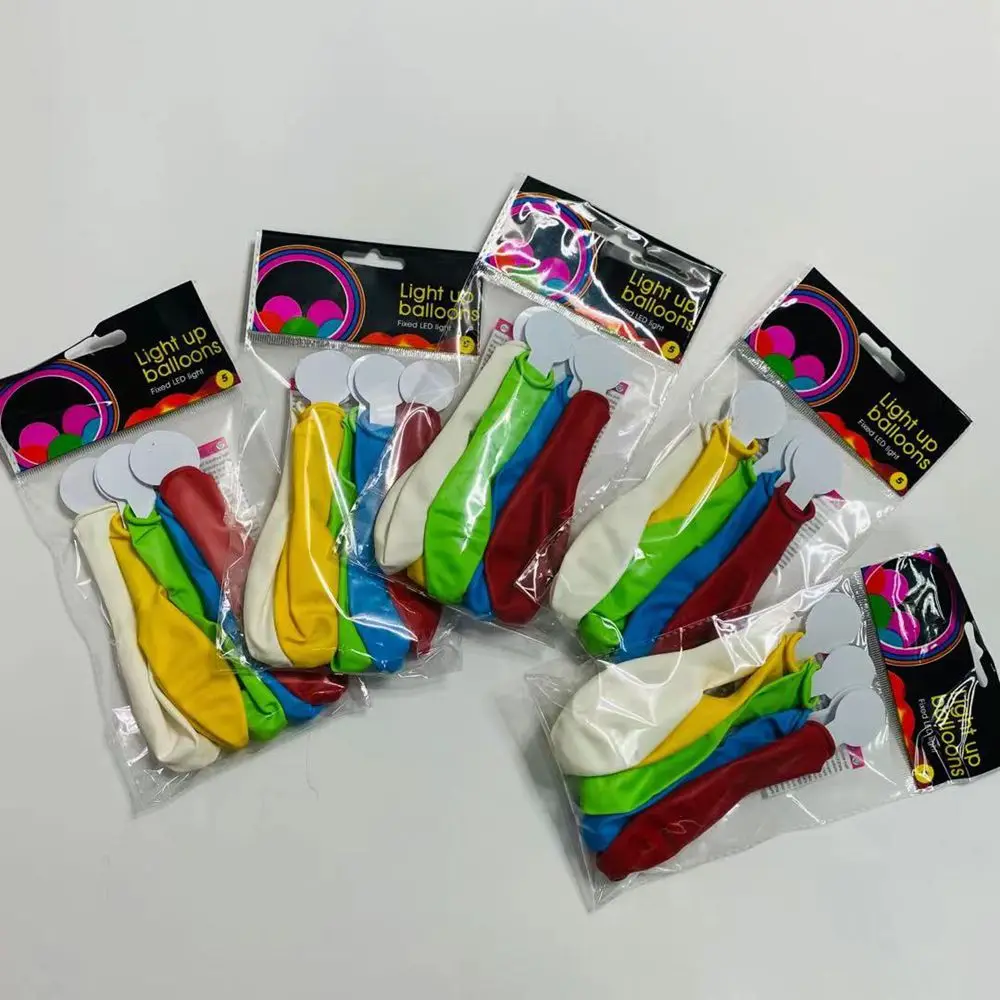 New custom logo  clear glowing globos flashing  lights up  Led Balloon With Light