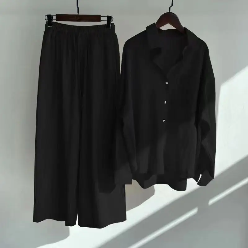 Custom premium linen sets women breathable natural fabric solid color woman linen suit 2 pieces