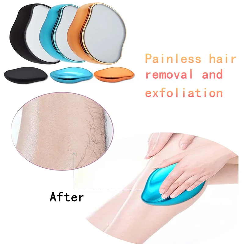 Crystal Hair Removal Appliances & Crystal Hair Eraser for Men & Women Arms Legs Back