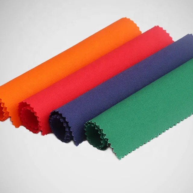 100% cotton 350gsm EN 11612 flame limited melting industry E3 metal splash protective Flame resistant satin fabric