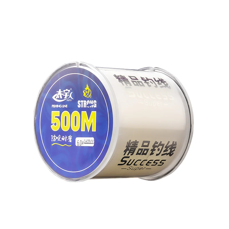 500m High Strength Clear Fishing Line Fishing String Abrasion Proof Nylon Monofilament Fishing Line