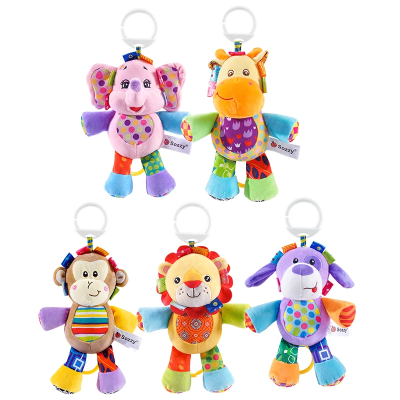 Мягкая плюшевая кукла-погремушка на заказ