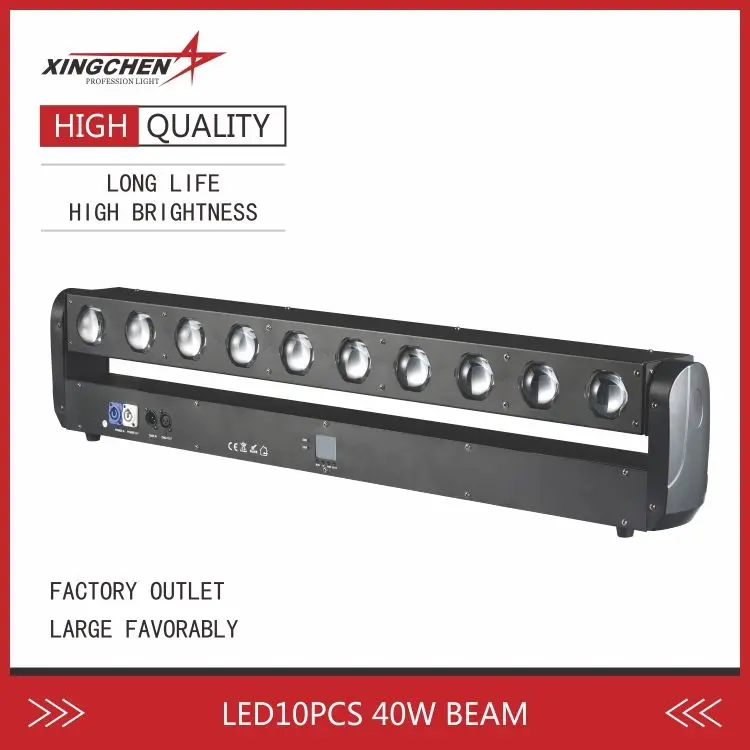 Hot Selling Stage Wall Washer Pixel Led Light 10x40W 4 in 1 LED beam moving head light point control for DJ Party