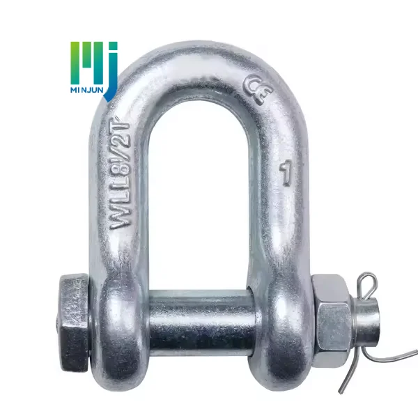 Excellent Malleable Iron D Type Adjustable Shackle with Clevis Pin