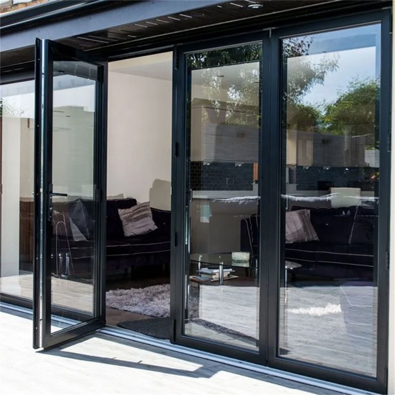 Black Aluminum Metal Framed Interi French Door Manufacturer sliding Doors Interior Front French Door