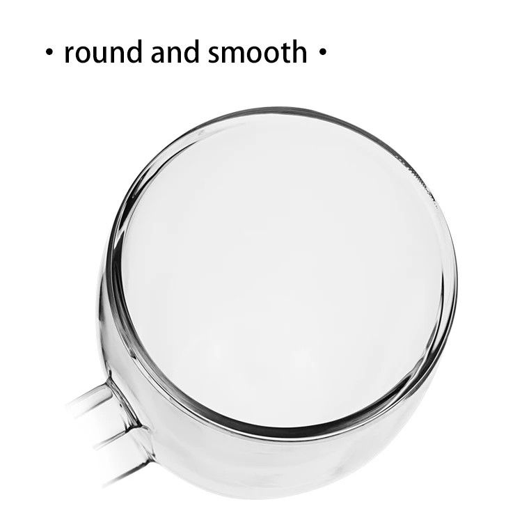 
Wholesale OEM Household Drink Glass Double Wall Glass Tea and Coffee Cups 