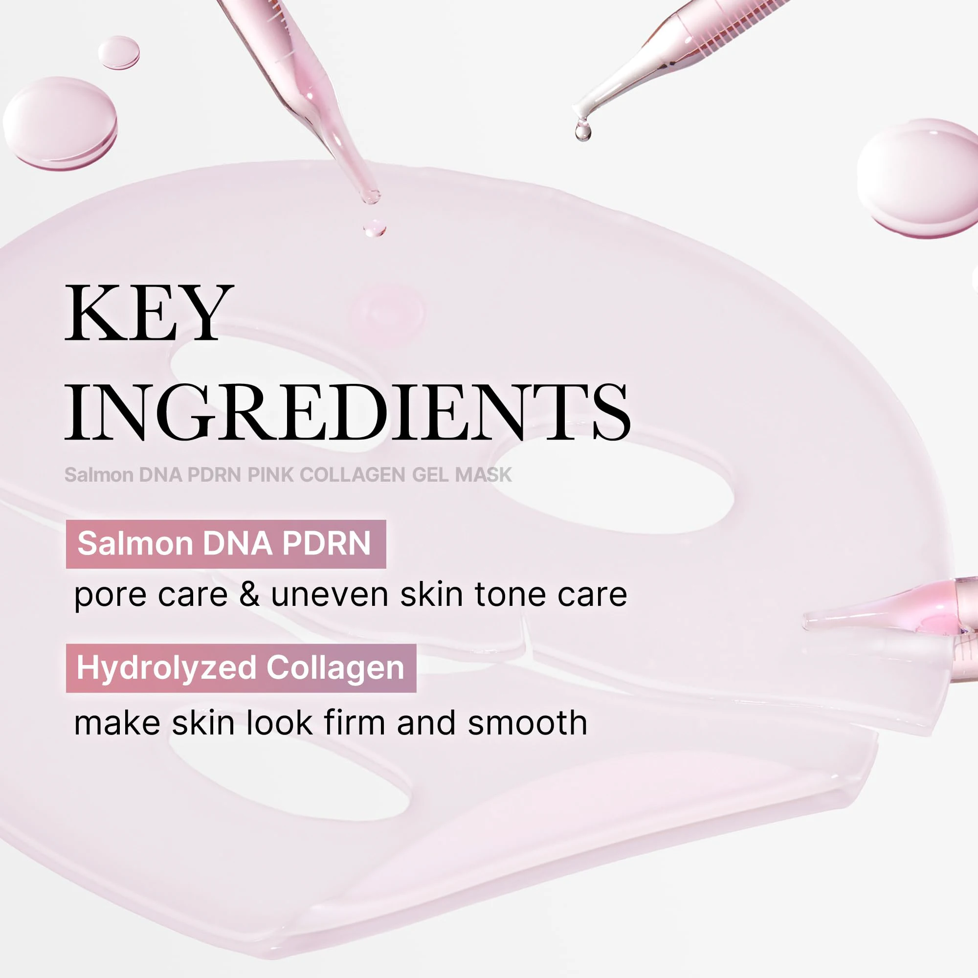 OEM Pink Jelly Gel Collagen Mask Nourishing Firming Pore Salmon Overnight Moisturizing Crystal Face Mask Glow Sheet Mask