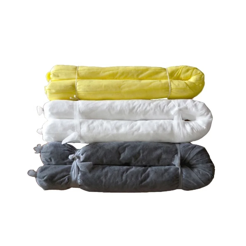 Non-woven Cloth Sleeve Spill Control Polymer Spill Absorbent Socks 3m