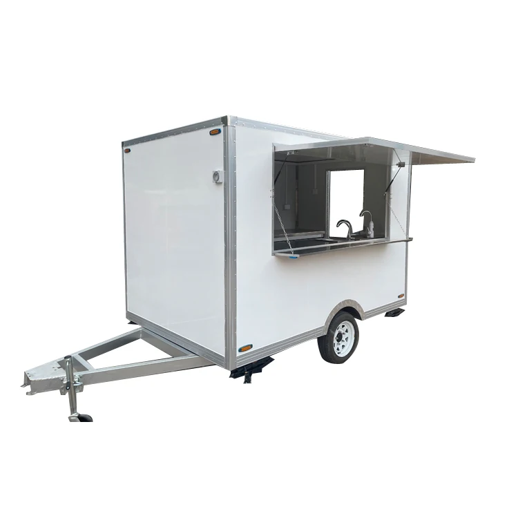round food trailer mobile cart hot dog cart mini food truck for sale