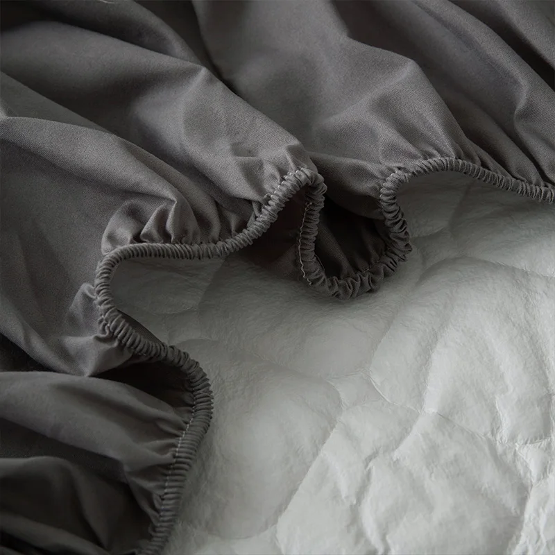 Factory Hot Sell Foldable Cotton Quilted Bed Cover Removable Mattress Protector For Elder and Children