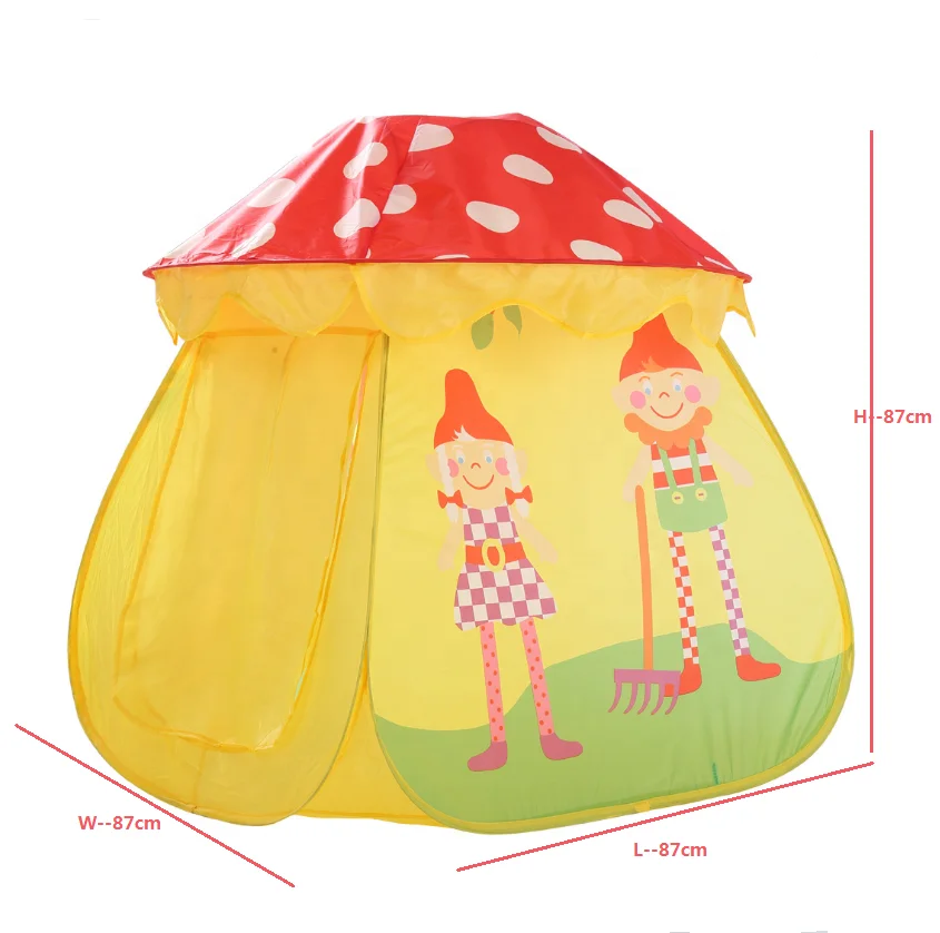 
Children Kids Colorful Play House Tent halls Mushroom Children Kid Play Tent Kids Play Ball Pit Tent single layer 
