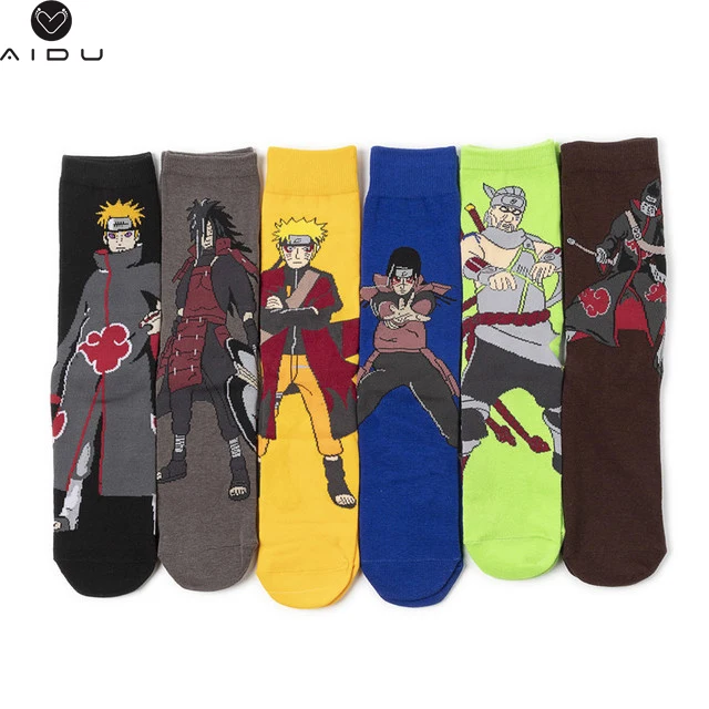 OEM factory manufacturing Anime sock Cartoon Character Funny Cartoon Socks For Men