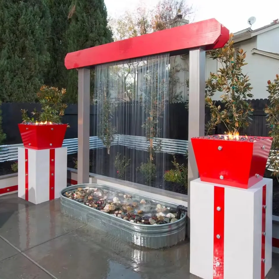 Public Park Or Garden Water Fountain Artificial Waterfalls Fountain