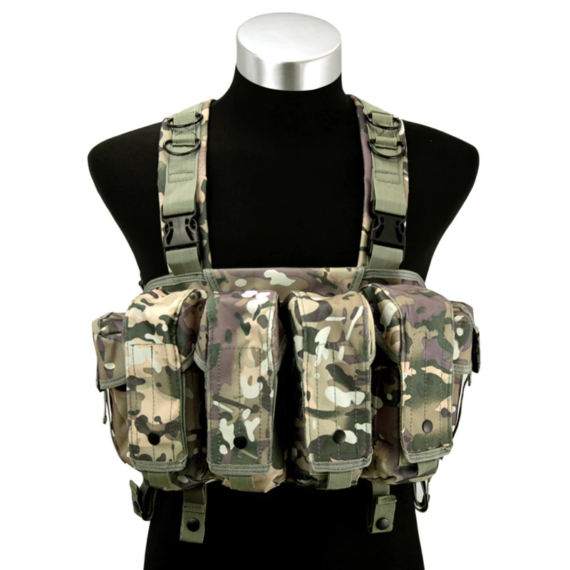 Tactical Accessories Combat Hunting Gear 7.62mm Magazine Carrier Vest Ammo Chest Rig