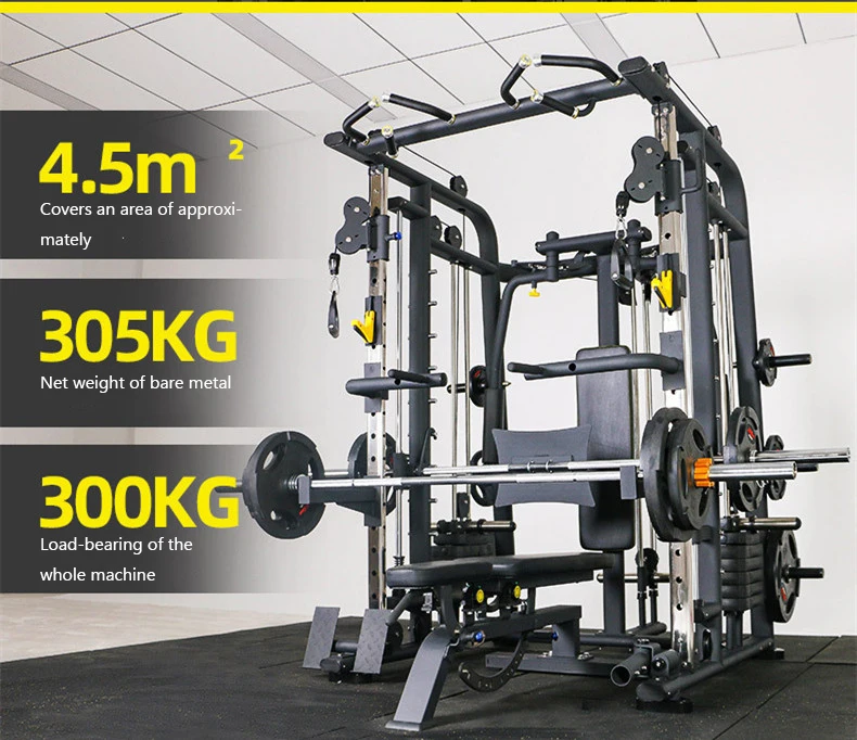 Factory Directly Sale Strength Gym Machine Smith Machine With Weight Stack