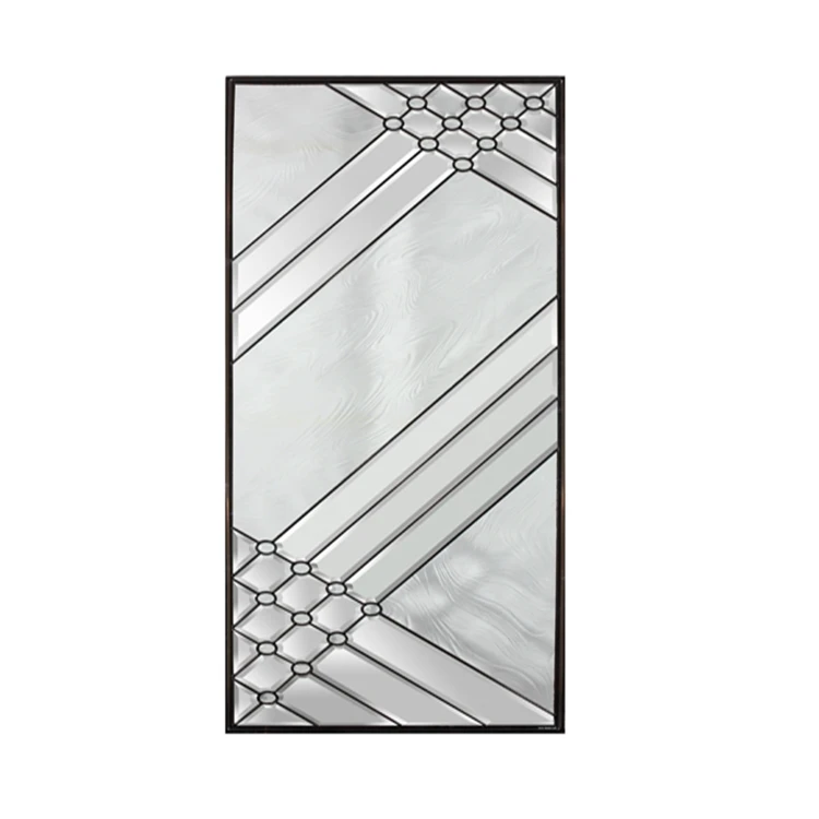 Decorative Christmas Crystal Glass Pattern Mosaic Decorations Indoor Door Glass