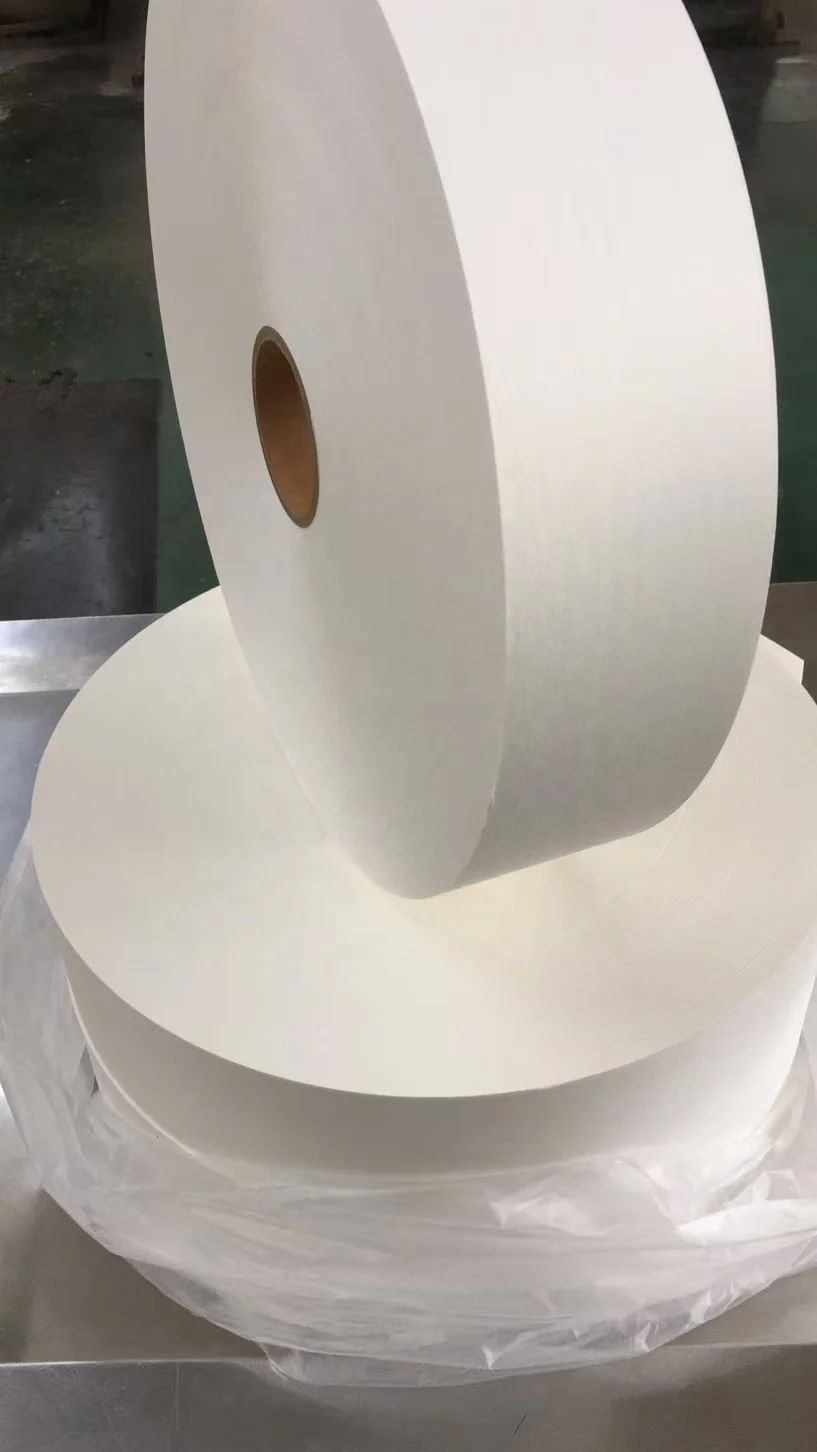 HS Filter Paper Roll 16.5-23gsm 440-500mm Diameter Food Grade Disposable Compostable Tea Coffee Packaging 100% Biodegradable