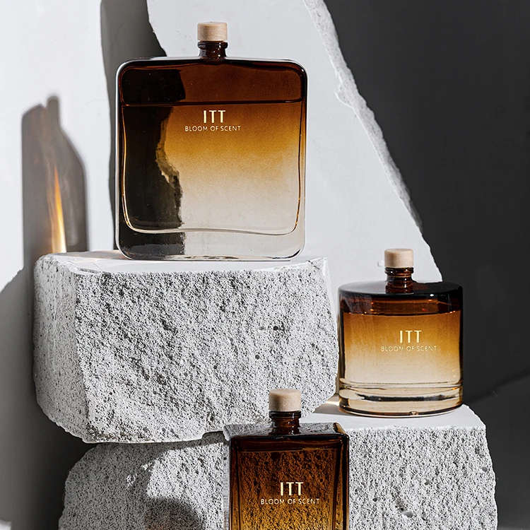 100 ml Gradient color perfume bottle household non-fire fragrance reed diffuser bottle