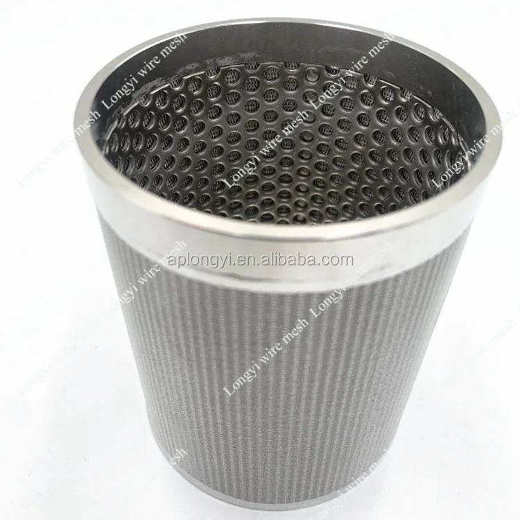 Multi-layer 2um 5 10 20 30 50 micron 316L stainless steel flameproof sintered mesh filter tube