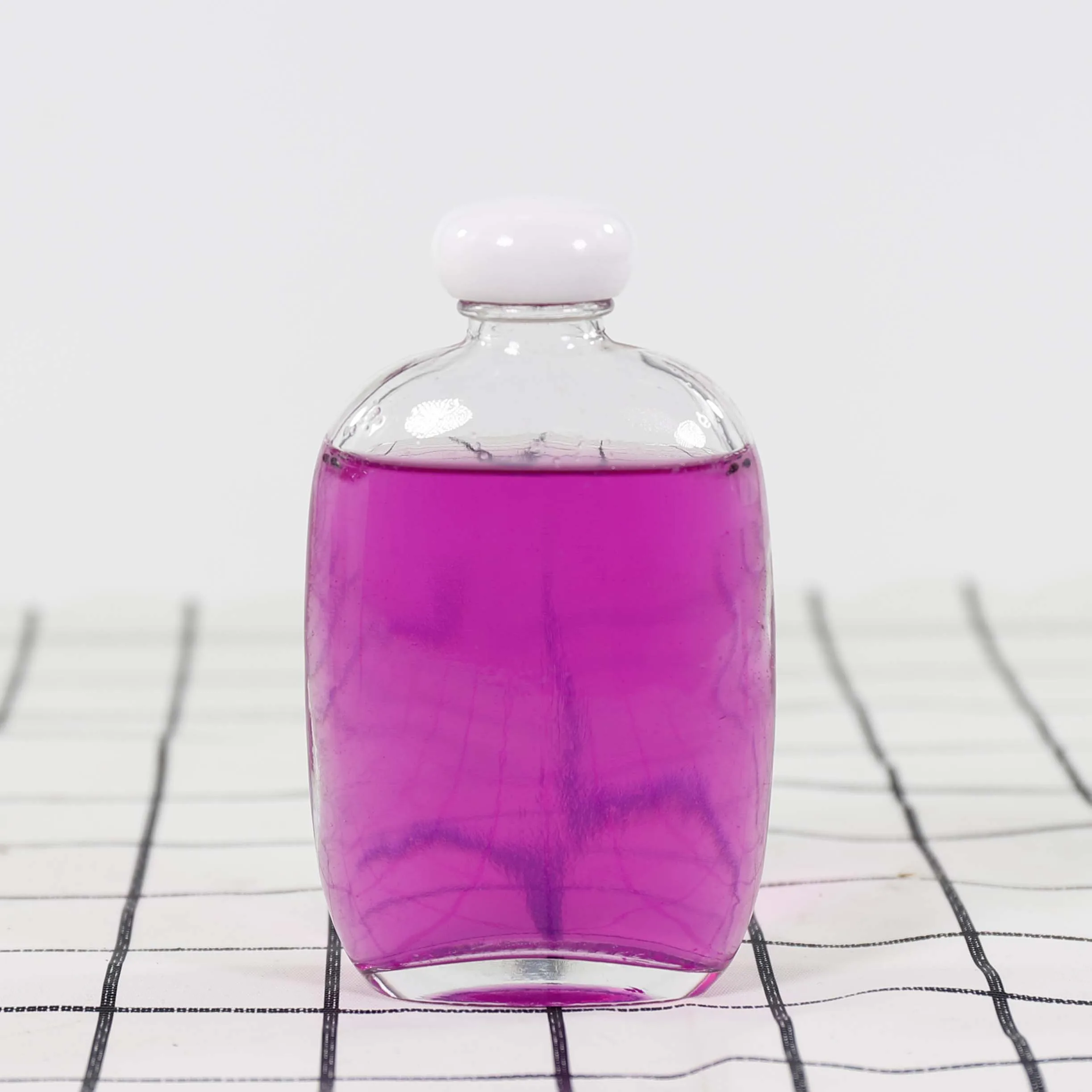 Creative 100ml/250ml/350ml Cold Brew Coffee Glass Bottle Milk Tea Beverage Bottle with Lid