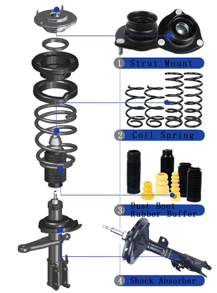 Rear Left GM Shock Absorber for DAEWOO OPTRA LACETTI Excelle 96407821/96394591