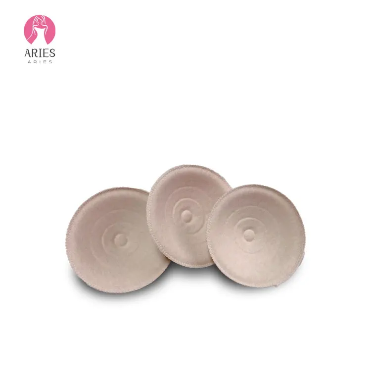 
RD02-02 Amazon hot selling bamboo waterproof reusable washable nursing breast pads 