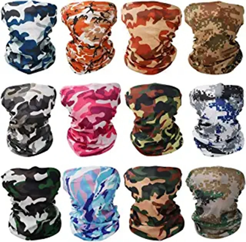 Customized Buffs 25*50Cm Head wear Cooling Wholesale Skull Bandanas