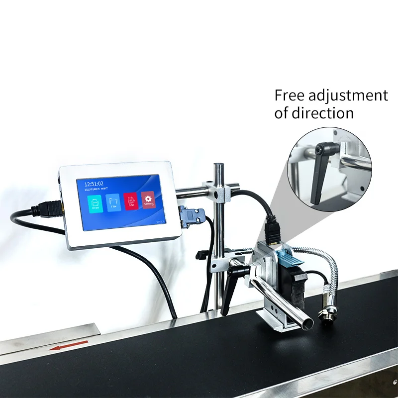 5 дюймов онлайн Tij принтер для пластиковых пакетов бутылка даты бар Qr кодирования