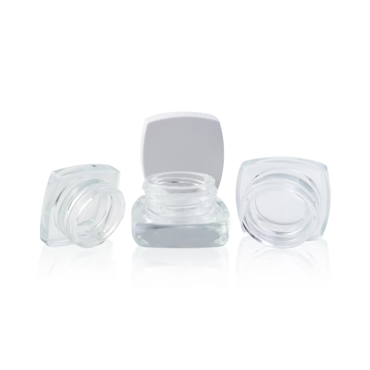 1g Childproof Container Square Concentrate Jars with Packaging and Printing Child Proof Smell proof CR Cap USA Market
