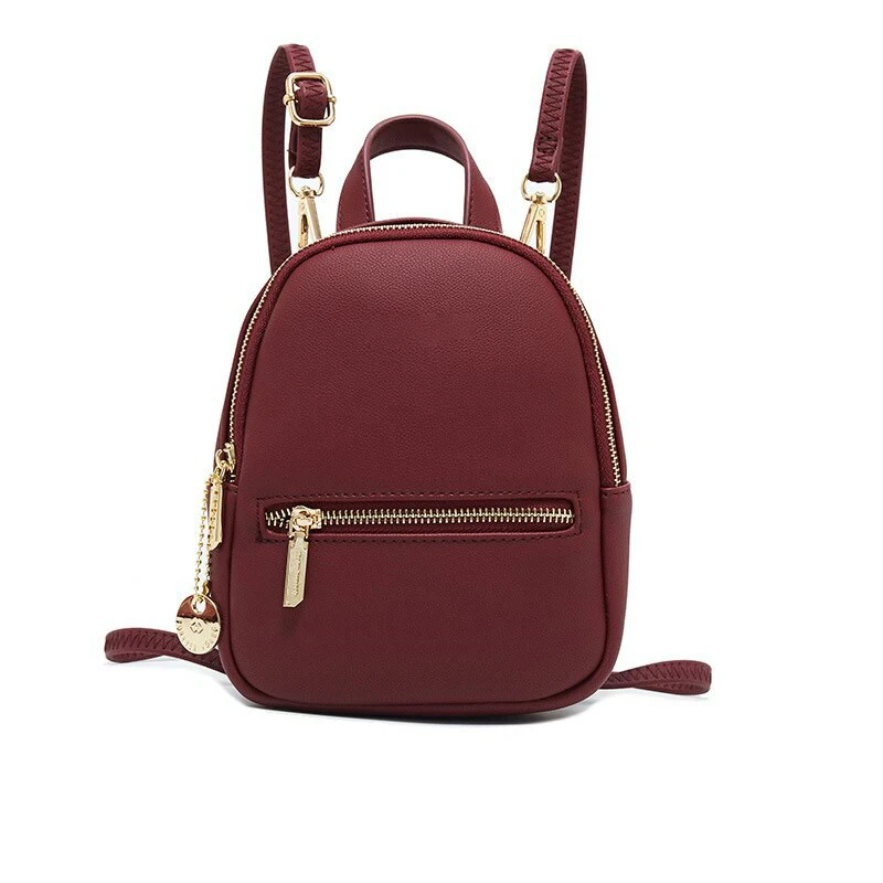 Young Designer Women Small Soft Backpacks Fashion Leather Ladies School Anti Theft Backpack Female Satchel Shoulder Bag