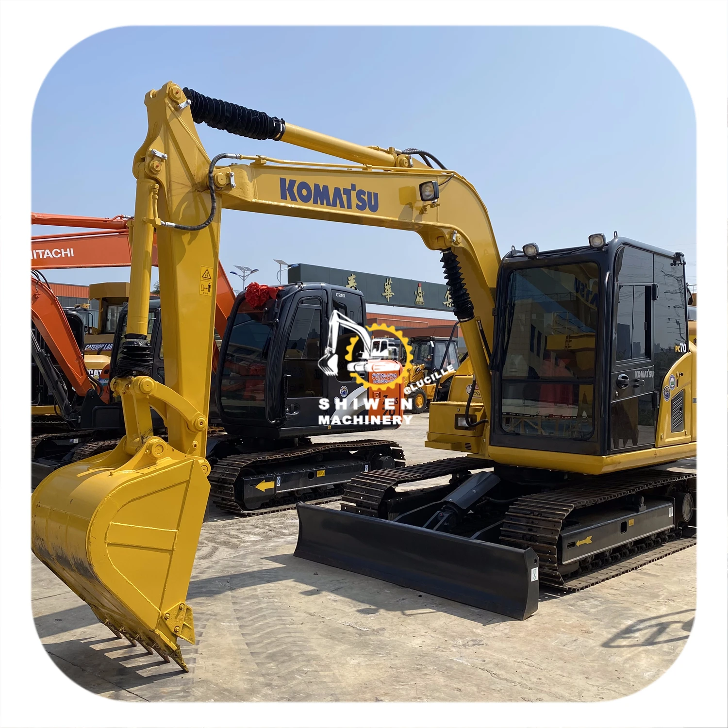 Super Komatsu PC70 Used Crawler Excavator mini secondhand Komatsu PC70 PC35 PC55 PC56 on hot sale in stock