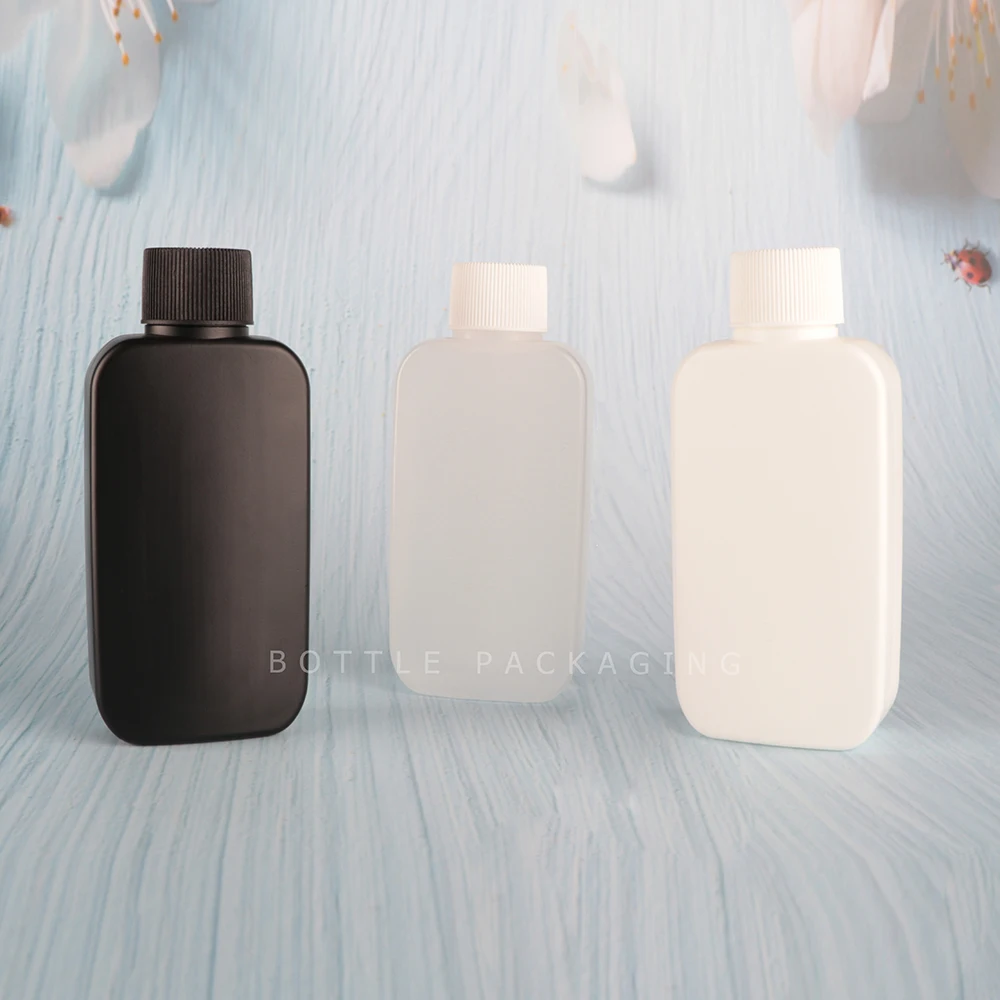 Wholesale Custom Made Squeeze HDPE 3 oz 100 ml Shampoo Bottle Lotion Plastic Bottles With Flip Top Cap