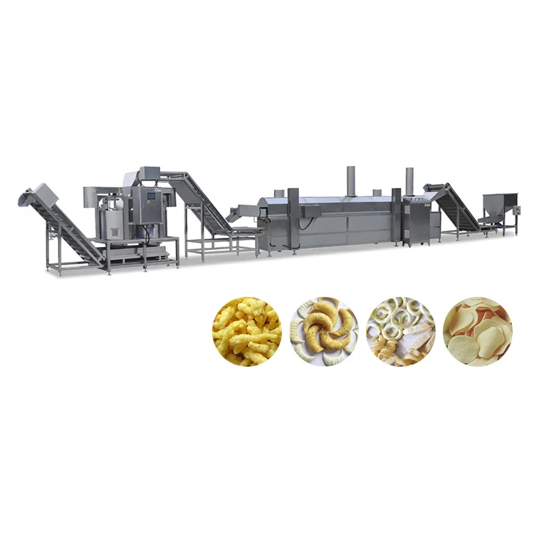 Factory direct sales bugles crispy snacks food processing line corn tortilla making machine