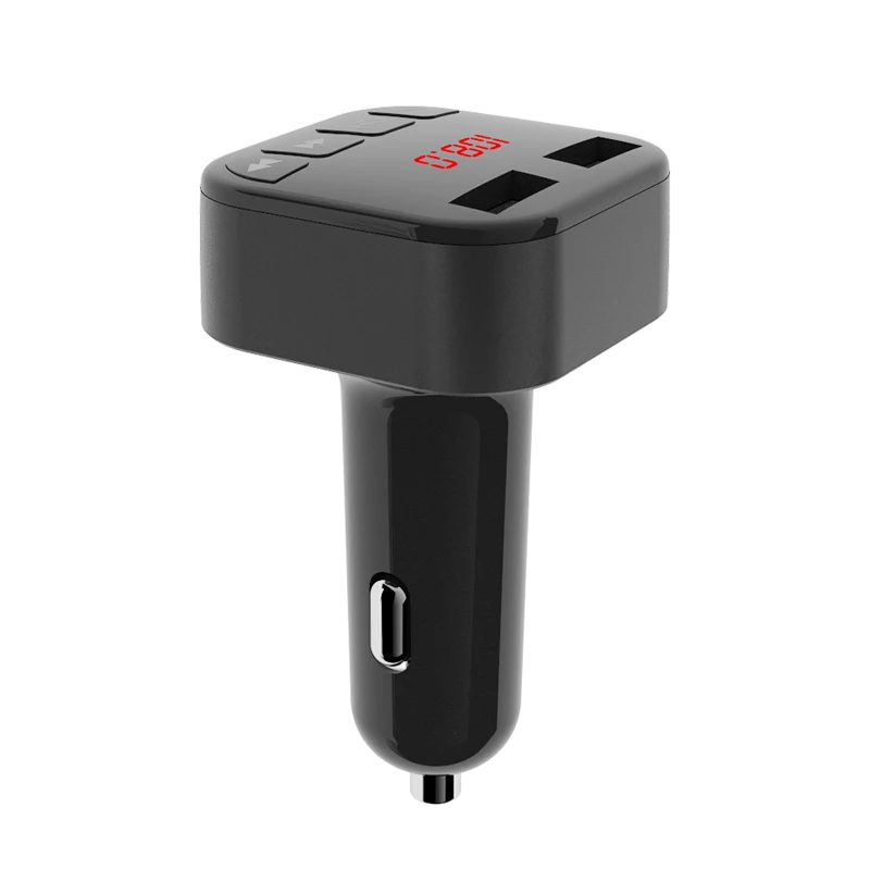 Accept Custom Car Kit Handsfree Wireless FM Transmitter MP3 Player USB Charger Car Accessories Car Stereo Radio Music Player