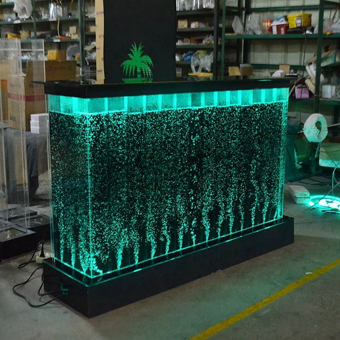 Современный дизайн, коммерческий светящийся ночной клуб, небольшие счетчики винного бара с подсветкой