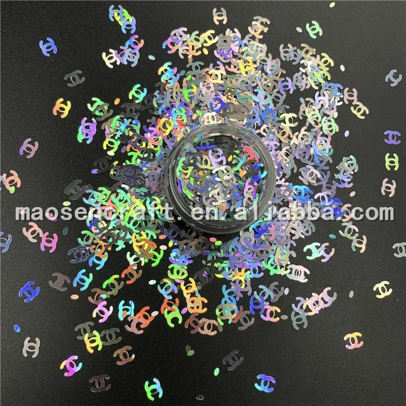 High Quality Hot Sale Polyester Brand Logo Glitter For Christmas Decoration