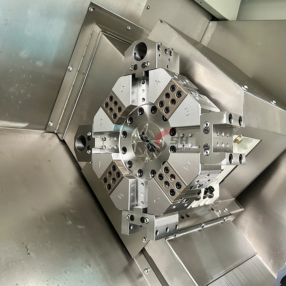 High precision slant bed CNC lathe TCK56Y slant bed CNC lathe with Y-axis power head