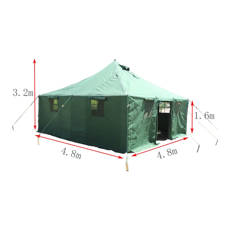 10 man canvas grade winter camping outdoor tent legion service battle combat attack Waterproof Windproof Tear resistant