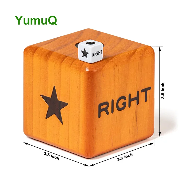 6 упаковок набор деревянных кубиков YumuQ для улицы или помещения