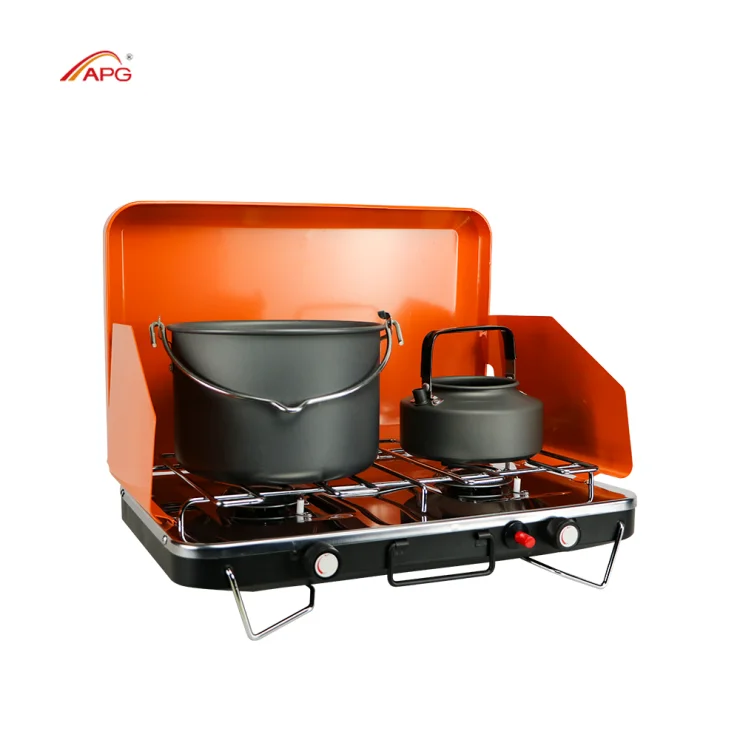 customize LPG New design party stainless portable table top camp gas folding barbecue grill foldable