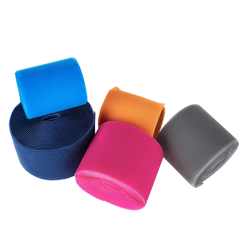 30mm 100%Nylon Grade A Soft and comfortable square unnapped hook and loop fastener tape Industrial Strength Unnapped Loop Tape