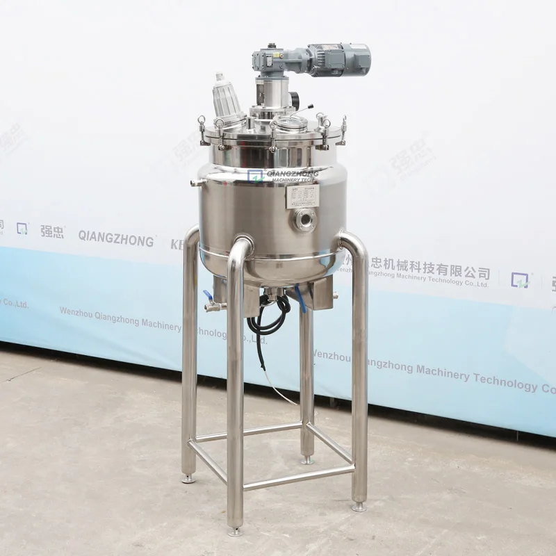 
50l 100l 150l 500l vertical atmospheric food storage vessel ss316 stainless steel reaction vessel 