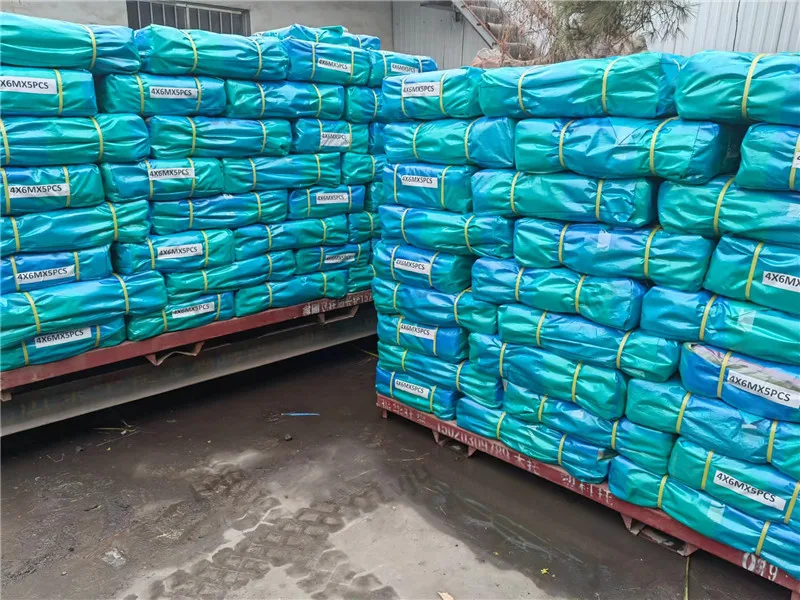 Lvju Waterproof Blue Oversize Pe Tarpaulin 60x60ft 200gsm Anti UV Poly Tarp PE Tarpaulin