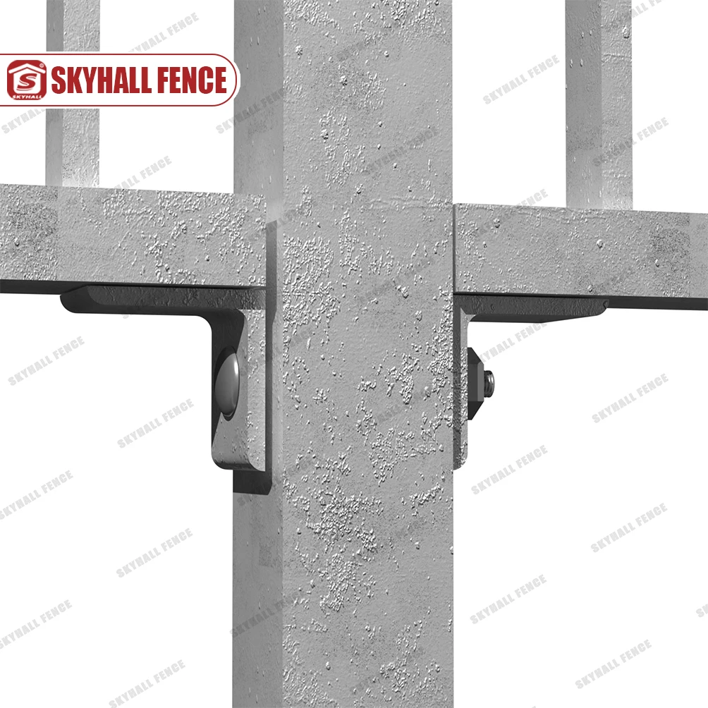 Galvanized Visible Pedestrian Guardrail for Footbridge Flyover Roads Construction